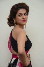 Shraddha Das wearing a Gavin Miguel from M the store at the audio launch of her movie Guntur Talk on 21st Feb 2016